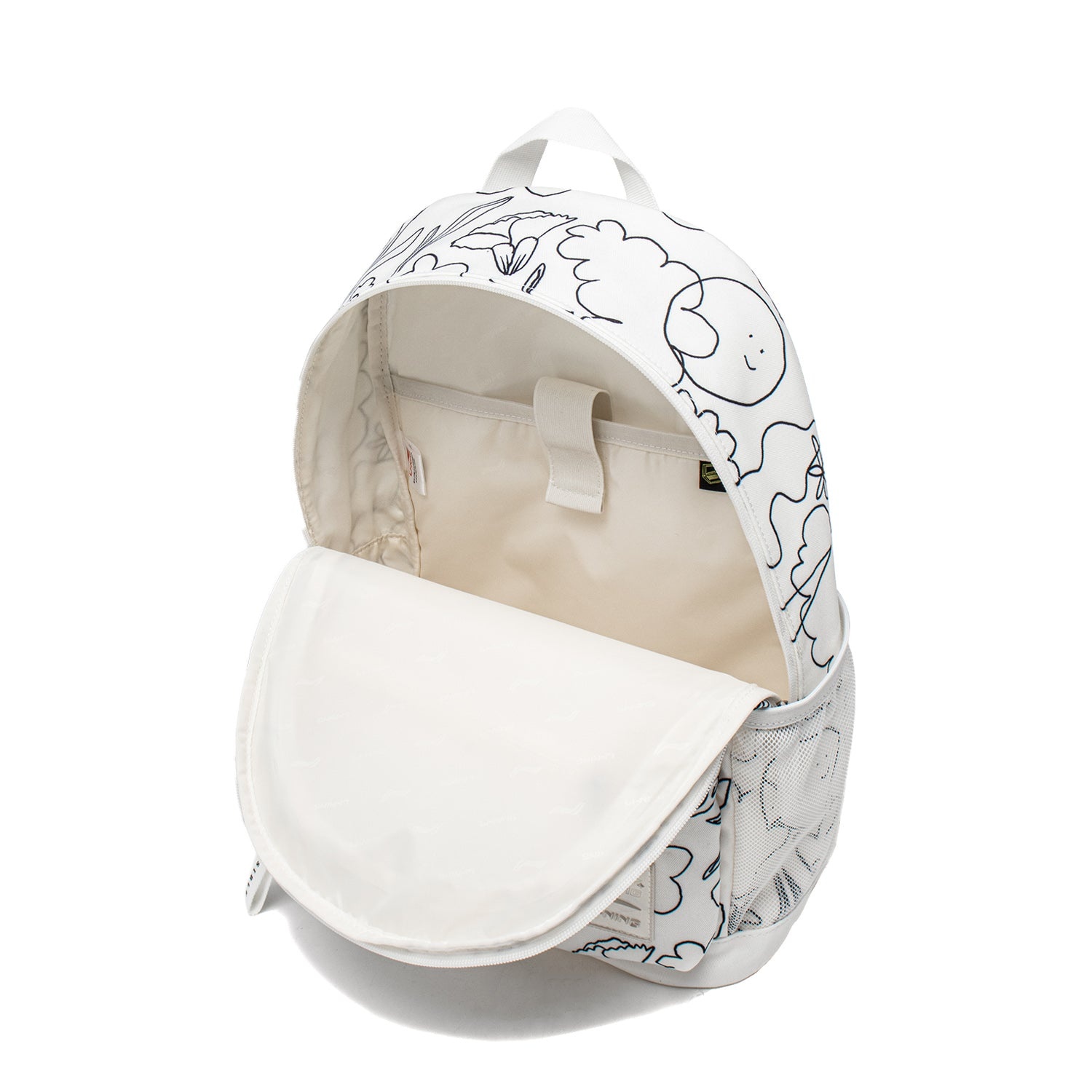 Li-Ning Allover Print Sportstyle Backpack 'White' ABST155-2 - 7