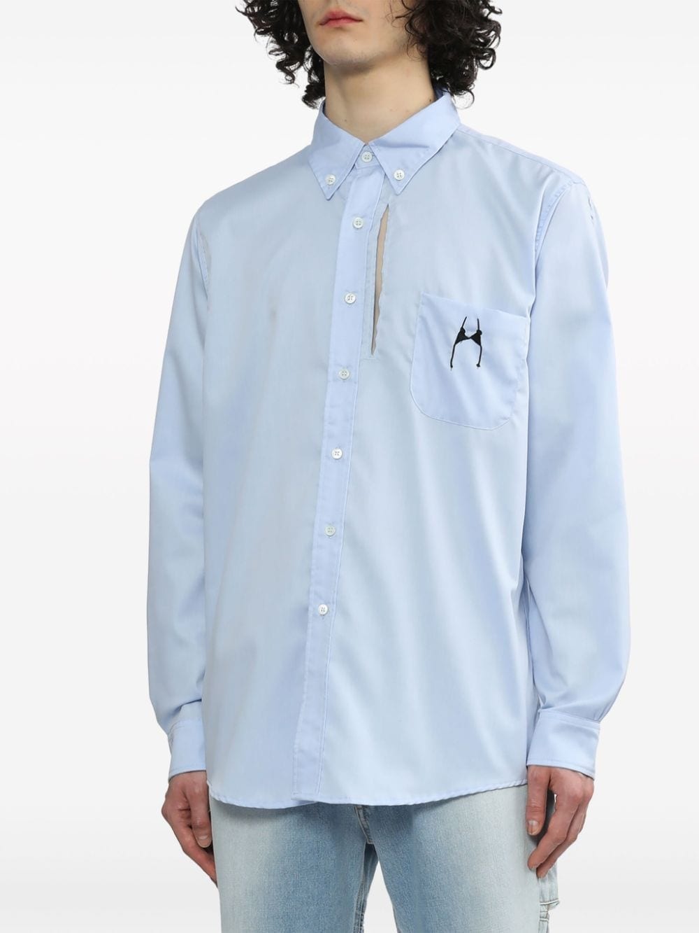 graphic-print cotton shirt - 3