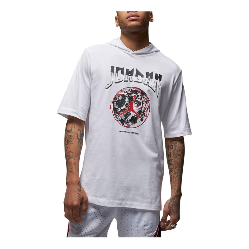 Air Jordan Sport Hooded T-Shirt 'White' FB7428-100 - 1