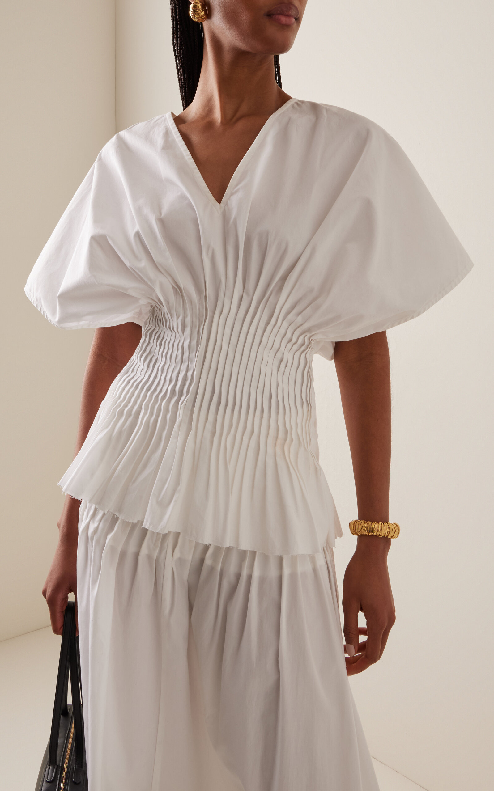 Cotton Poplin Top white - 2