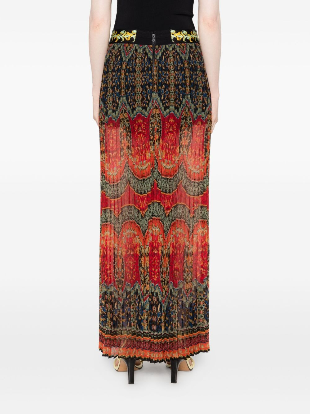 Copen pleated printed skirt - 4