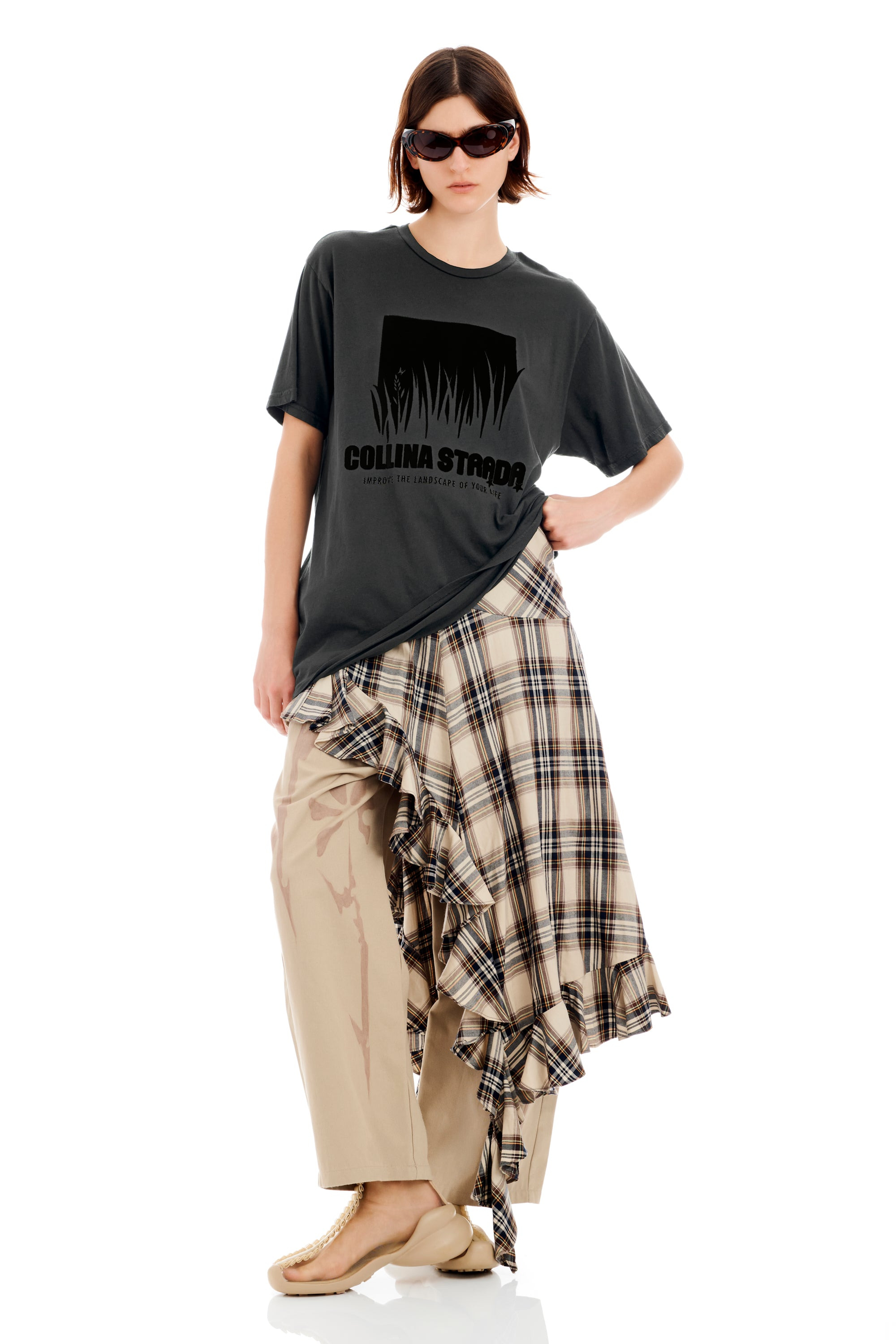 CHARCOAL LANDSCAPE GRAPHIC TEE - 2