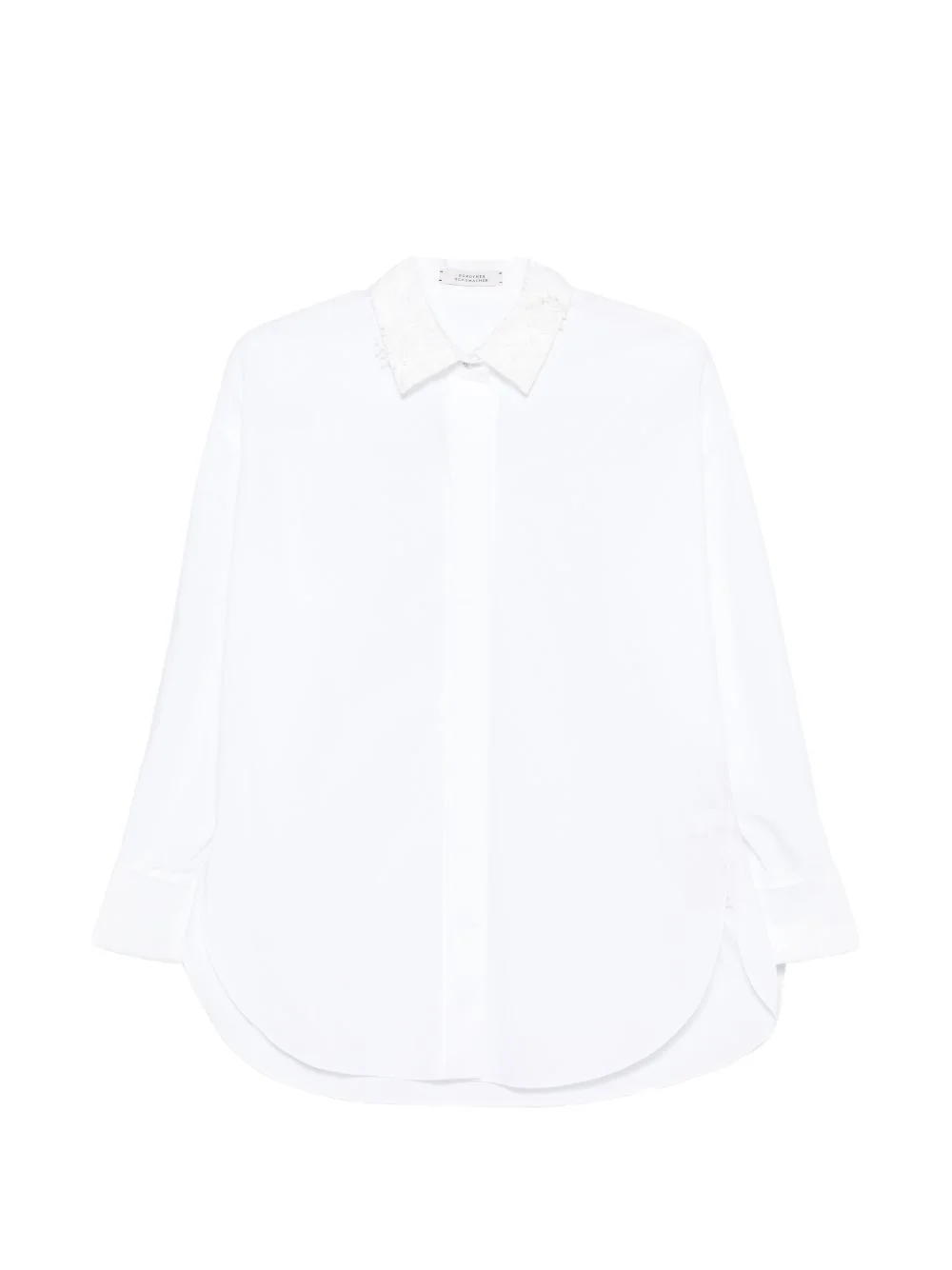 Power lace-collar shirt - 1