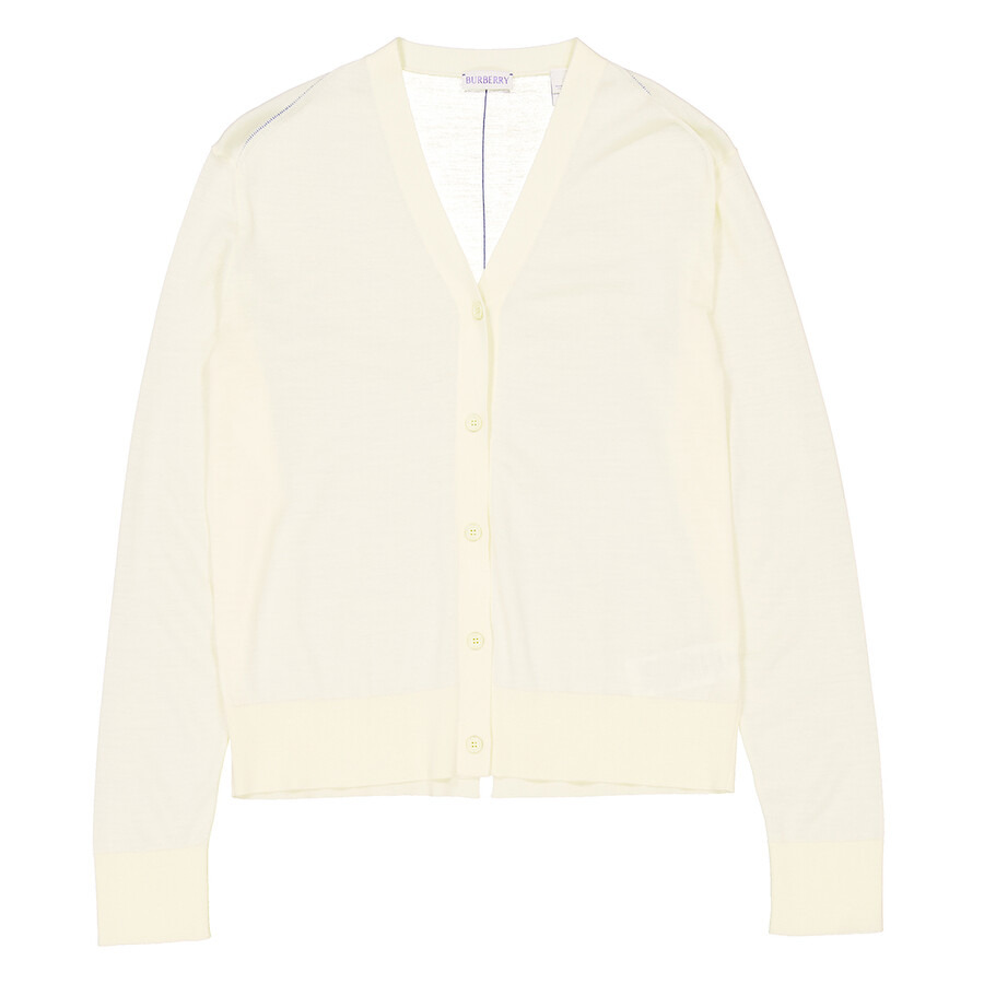 Burberry Long Sleeve Button-Up Cardigan - 5