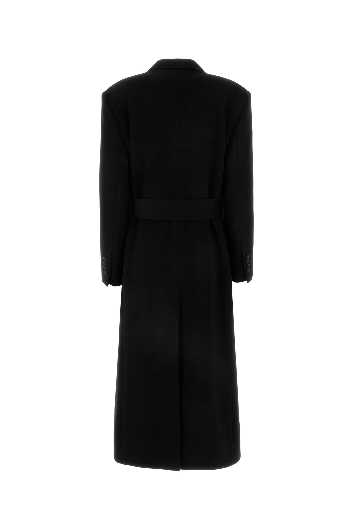 Black cashmere coat - 2
