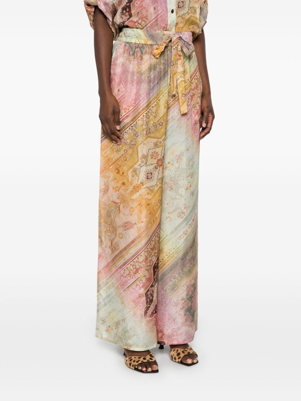 Tallow palazzo trousers - 3