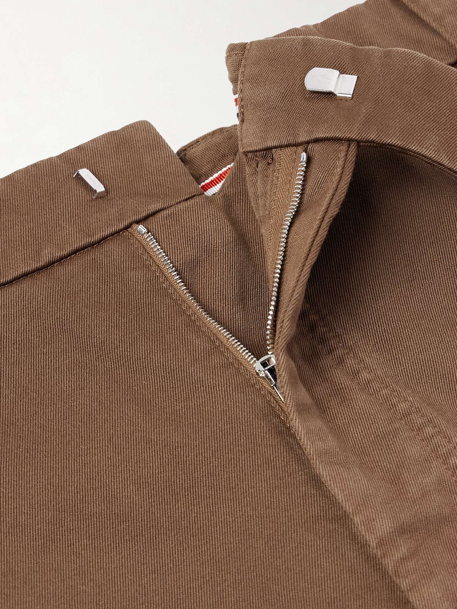 Utility Tapered Garment-Dyed Cotton-Twill Trousers - 6