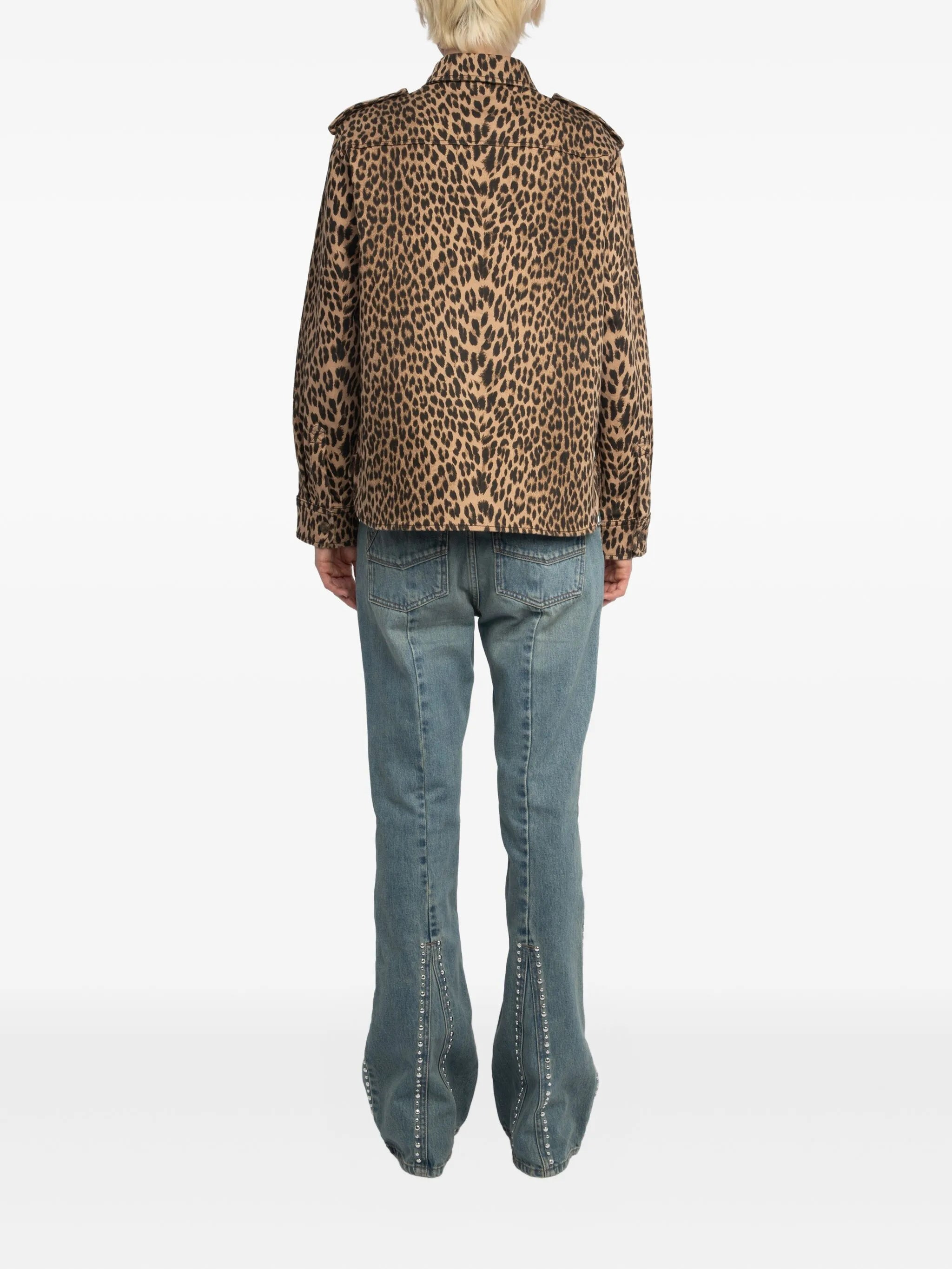 Zadig & Voltaire Leopard-print Button-fastening Shirt - 4