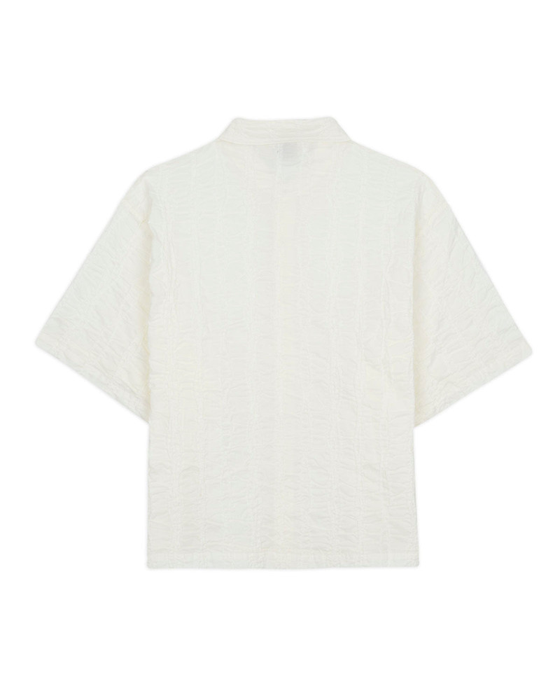 BRAIN DEAD Twisted Piping Shirt - Natural outlook