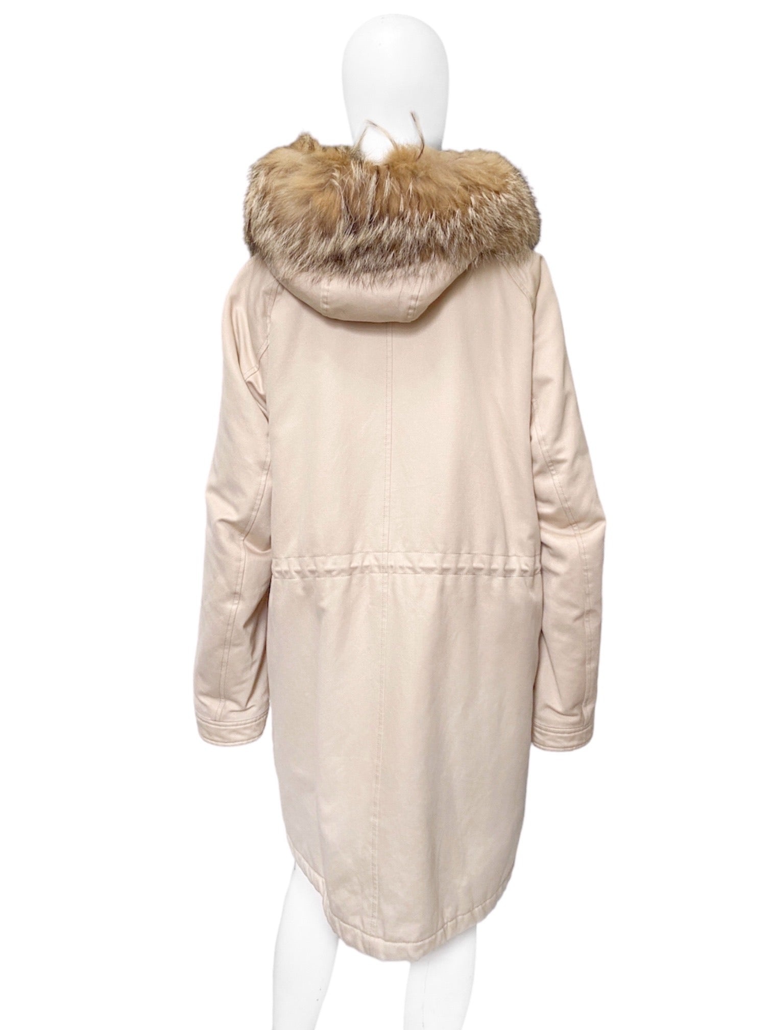 Gucci Fall 1998 Menswear Coyote Fur Hood N-3B Heavyweight Military Winter Coat 48 - 6