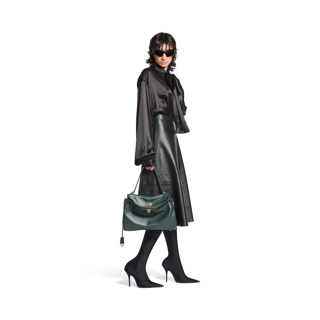 Women's Rodeo Medium Handbag in Pine Green - 7