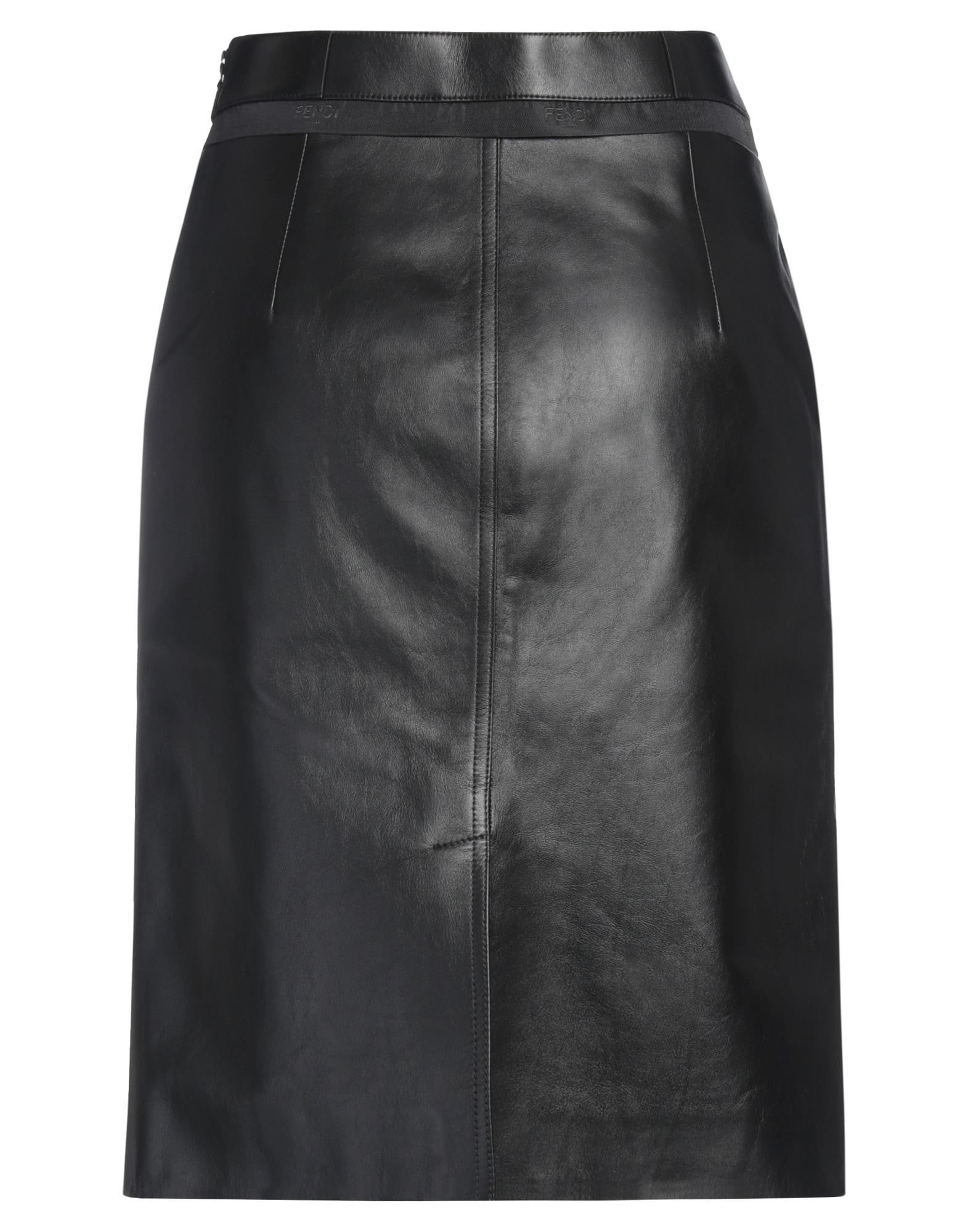 Black Women's Midi Skirt - 2