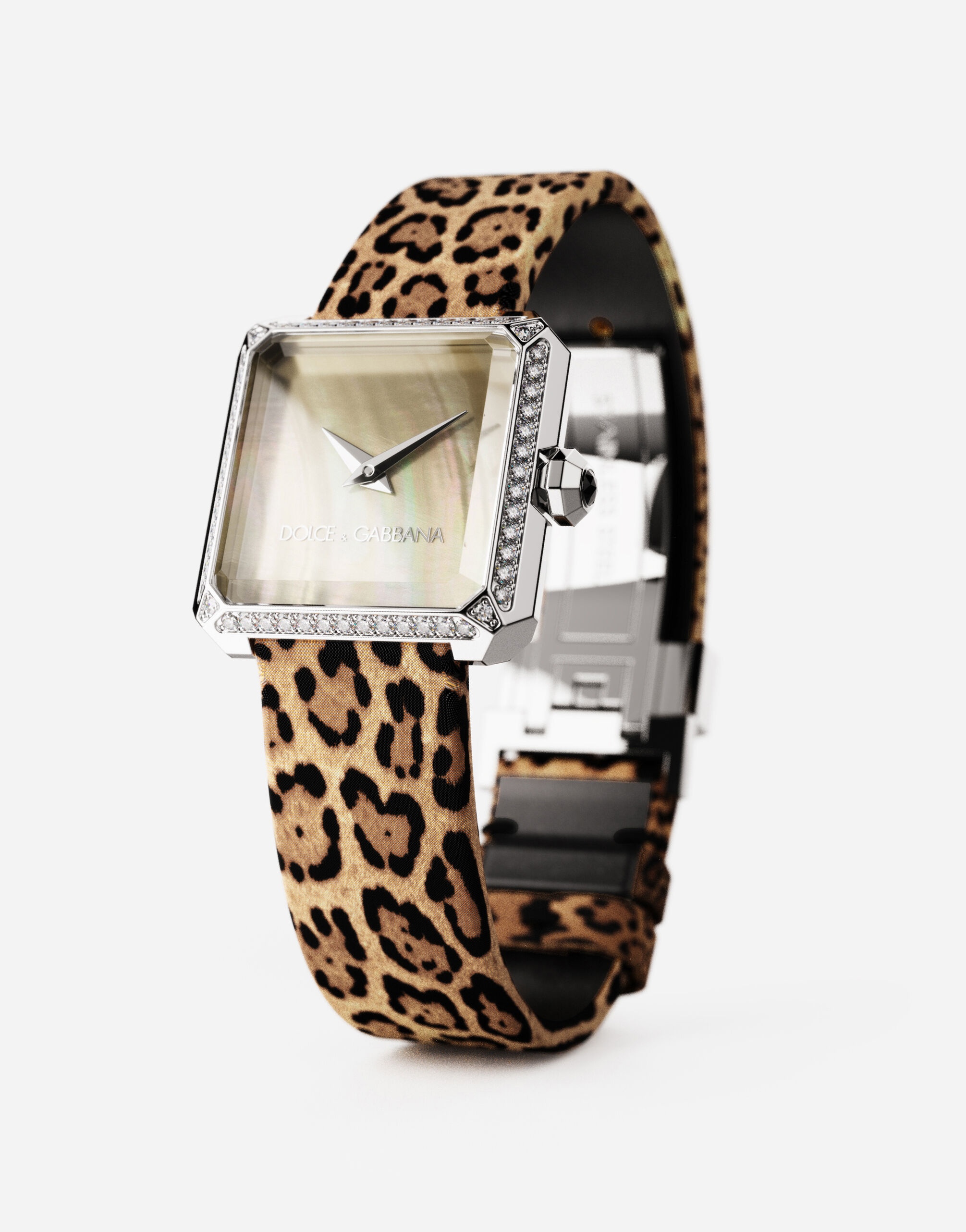 Steel watch with diamonds - 3