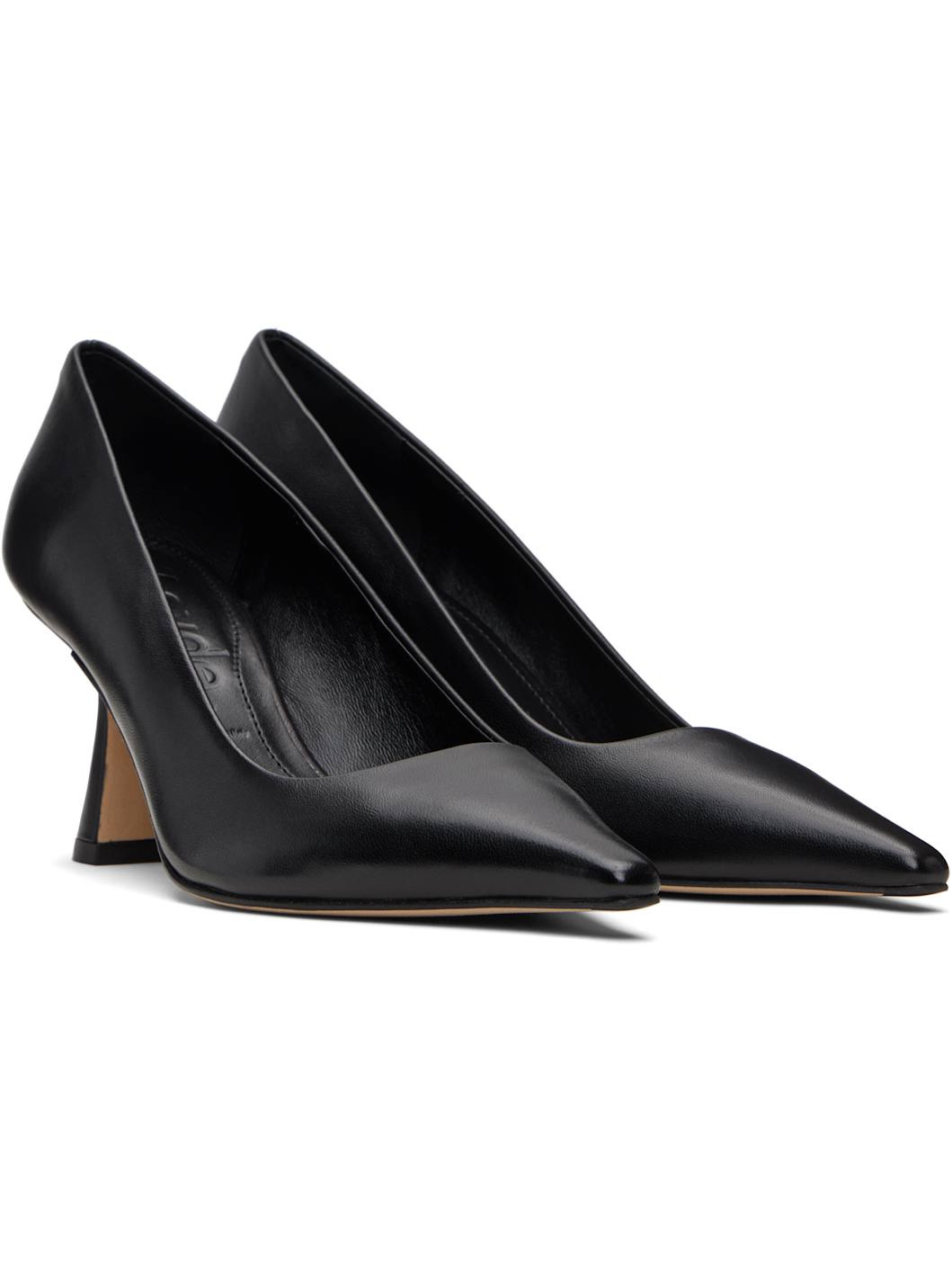 Black Zandra Pointed Heels - 4