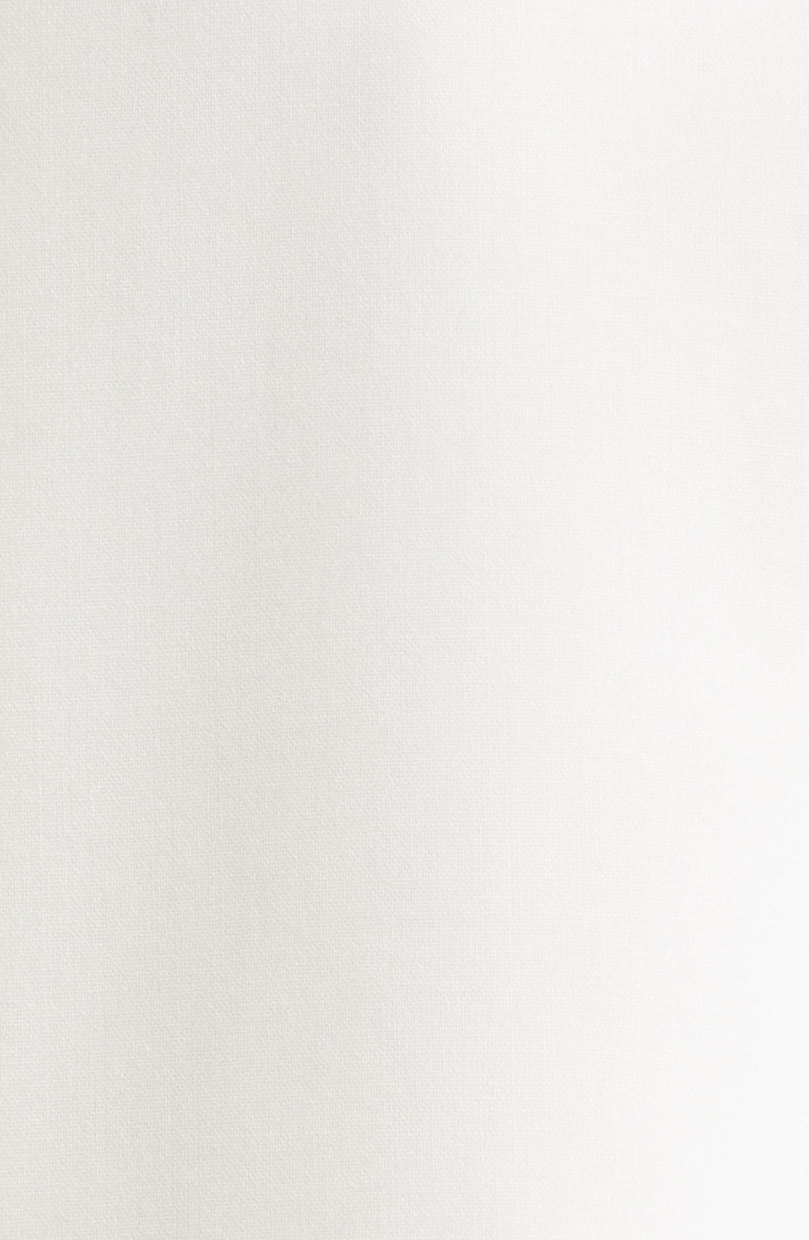 Max Mara Fiuggi Stretch Wool Canvas Minidress in White at Nordstrom - 7