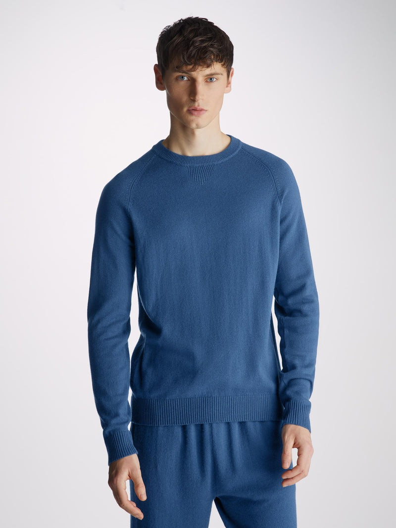 Men's Sweater Finley Cashmere Denim 5