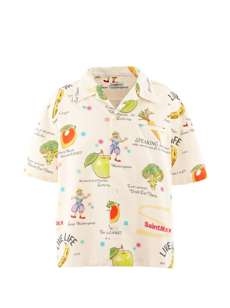 x Sean Wotherspoon graphic-print shirt 1