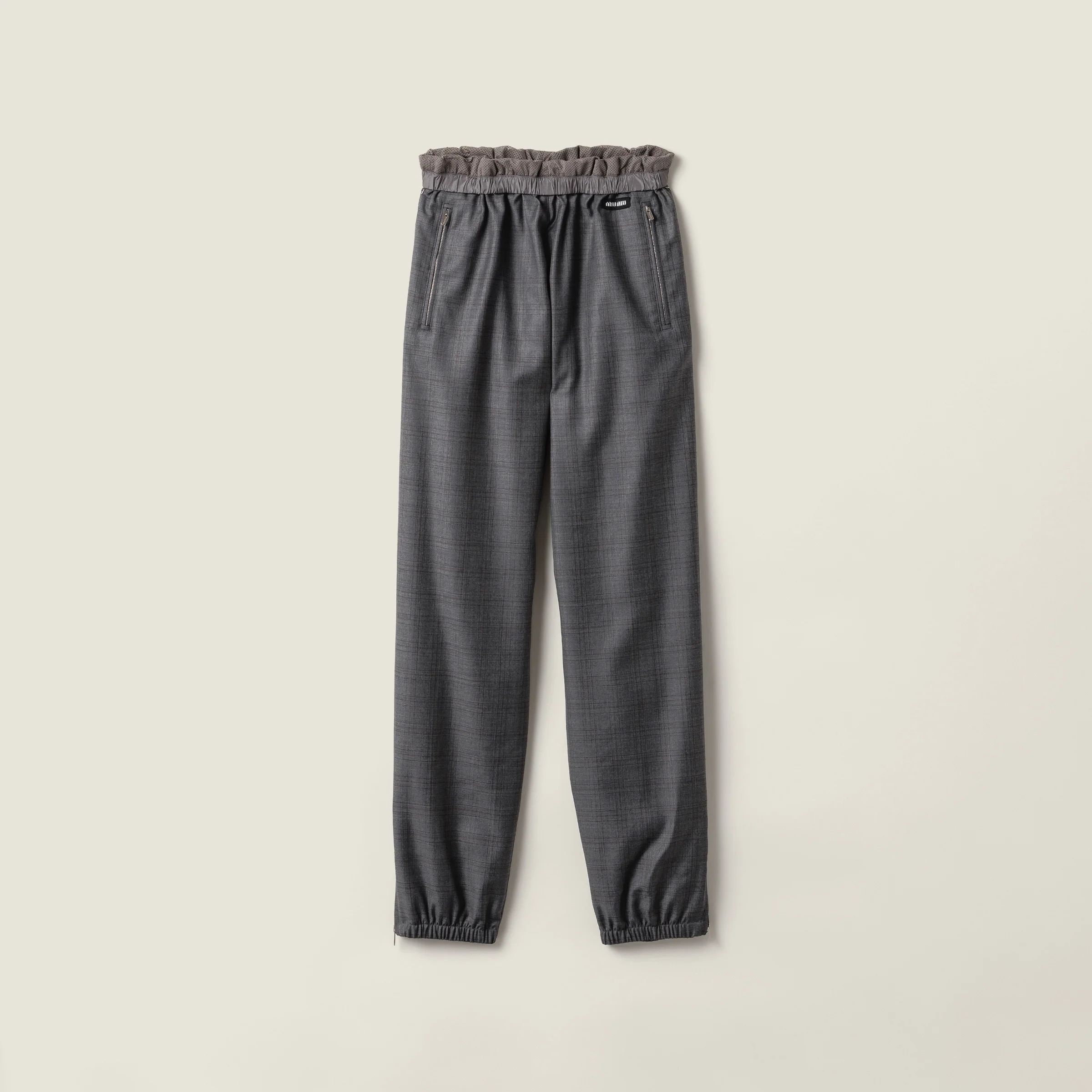 Prince of Wales checked joggers - 1