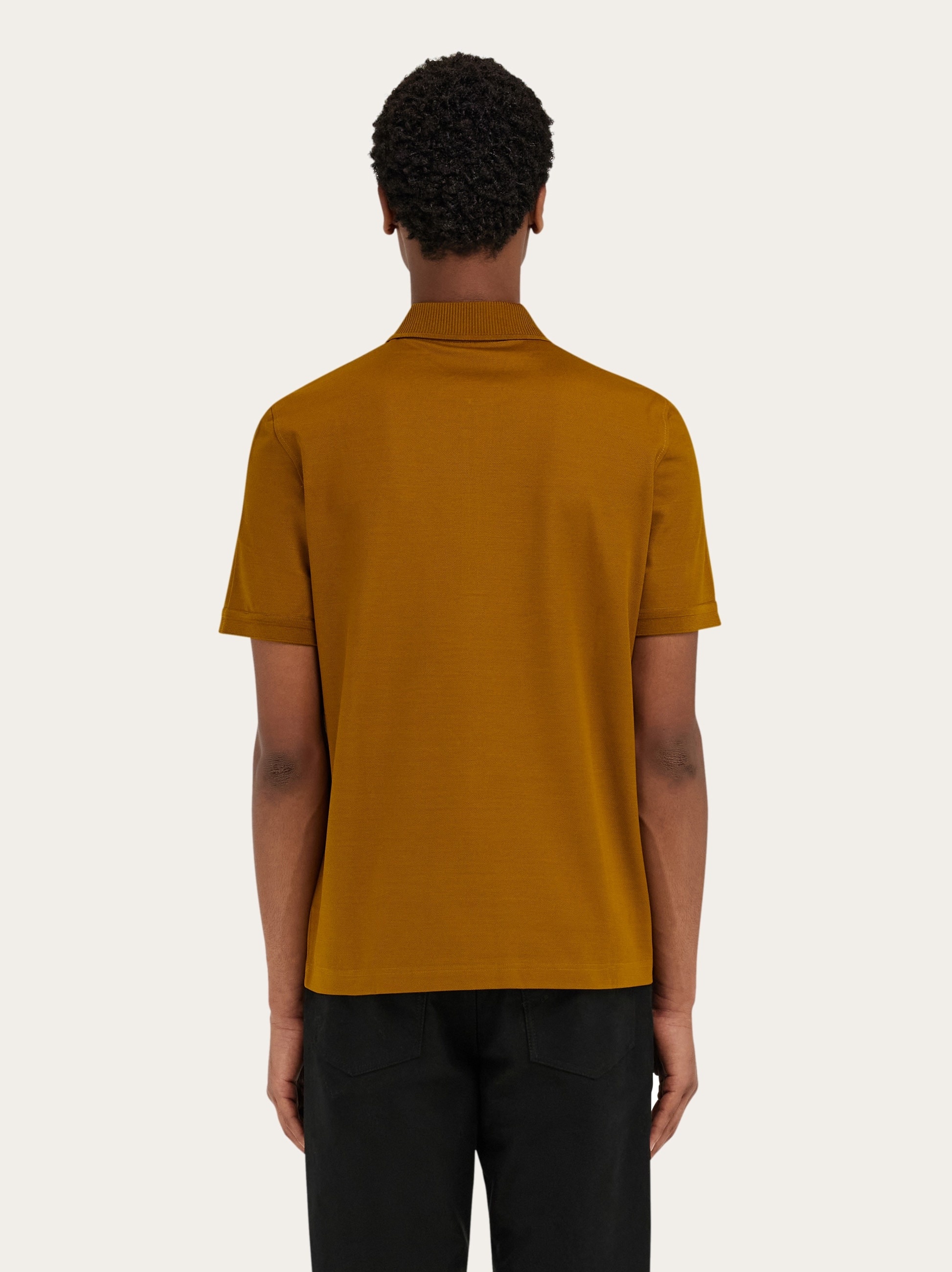 Polo shirt with zip collar - 3