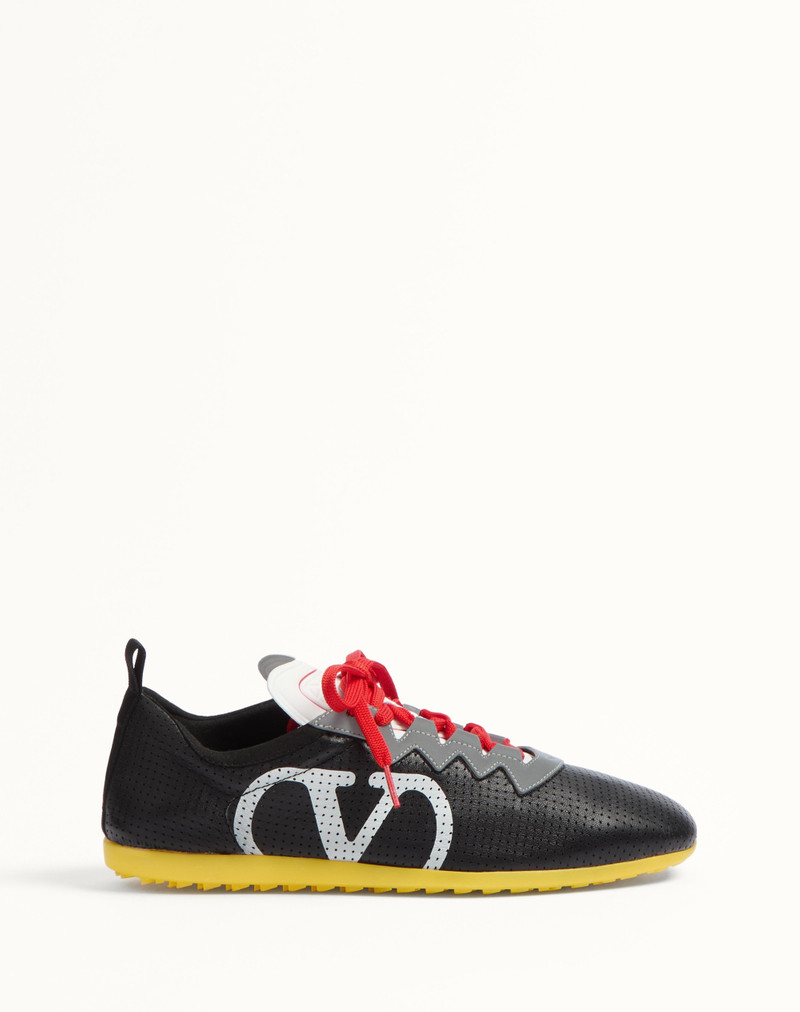 CHROMATHON SNEAKER IN PERFORATED NAPPA - 1