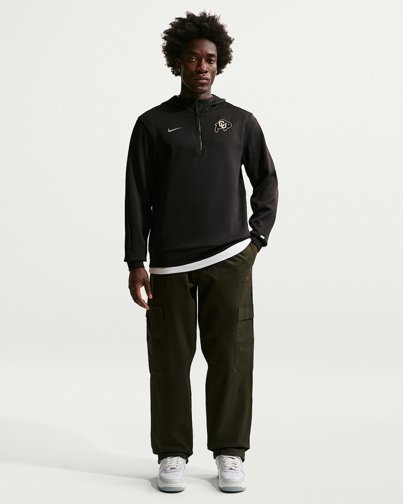 Colorado Buffaloes Nike NCAA Men's Basketball Coaches' Pullover Hoodie 4