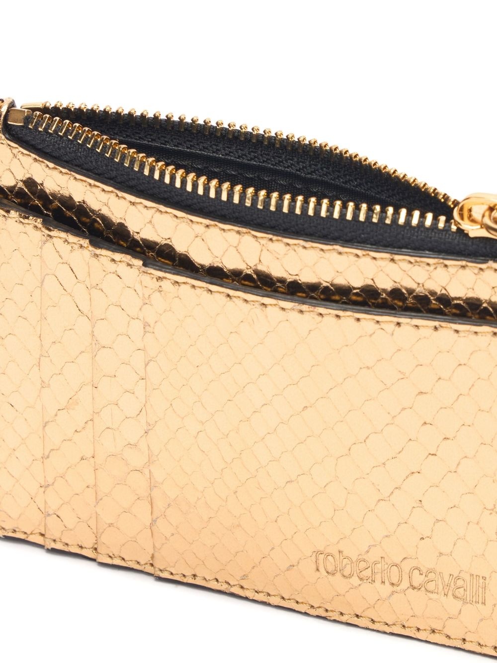 metallic leather card holder - 6