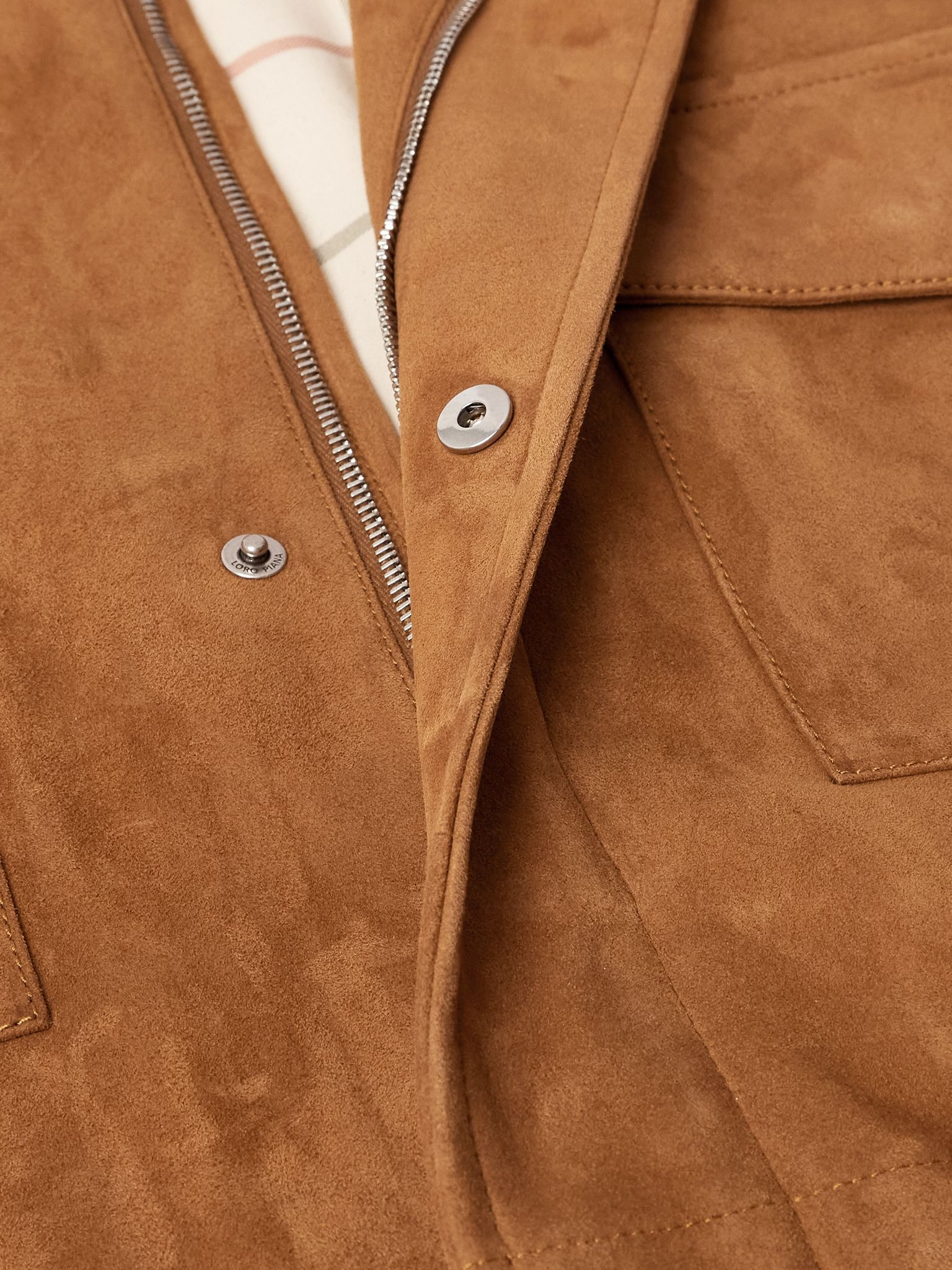 Suede Field Jacket Tan - 5
