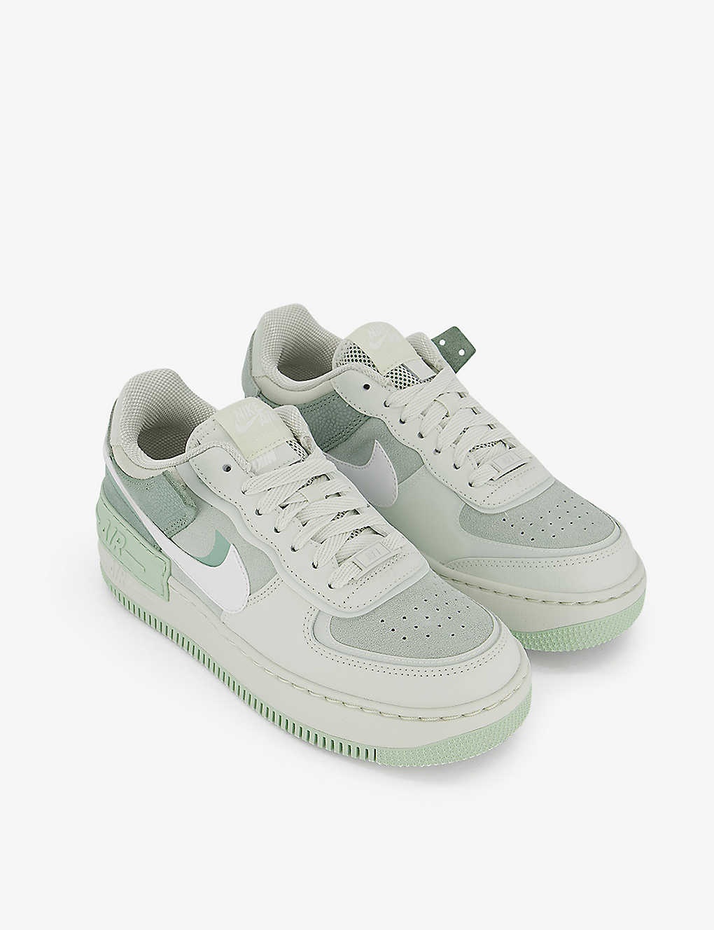 Air Force 1 Shadow leather low-top trainers - 3