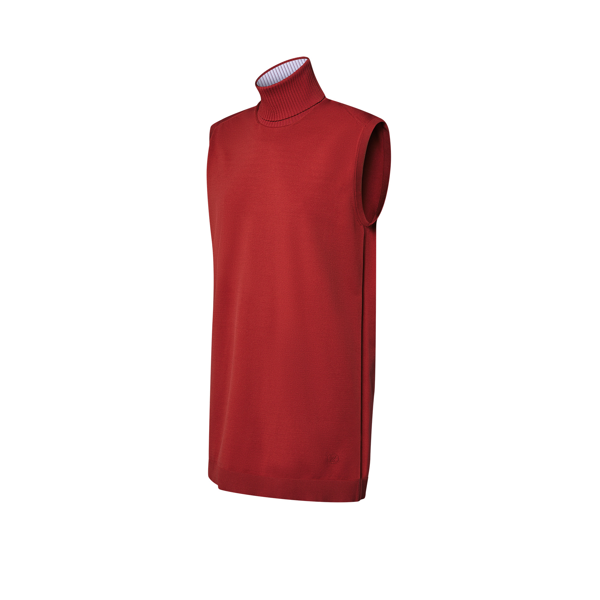 Color-Blocked Turtleneck Top - 2