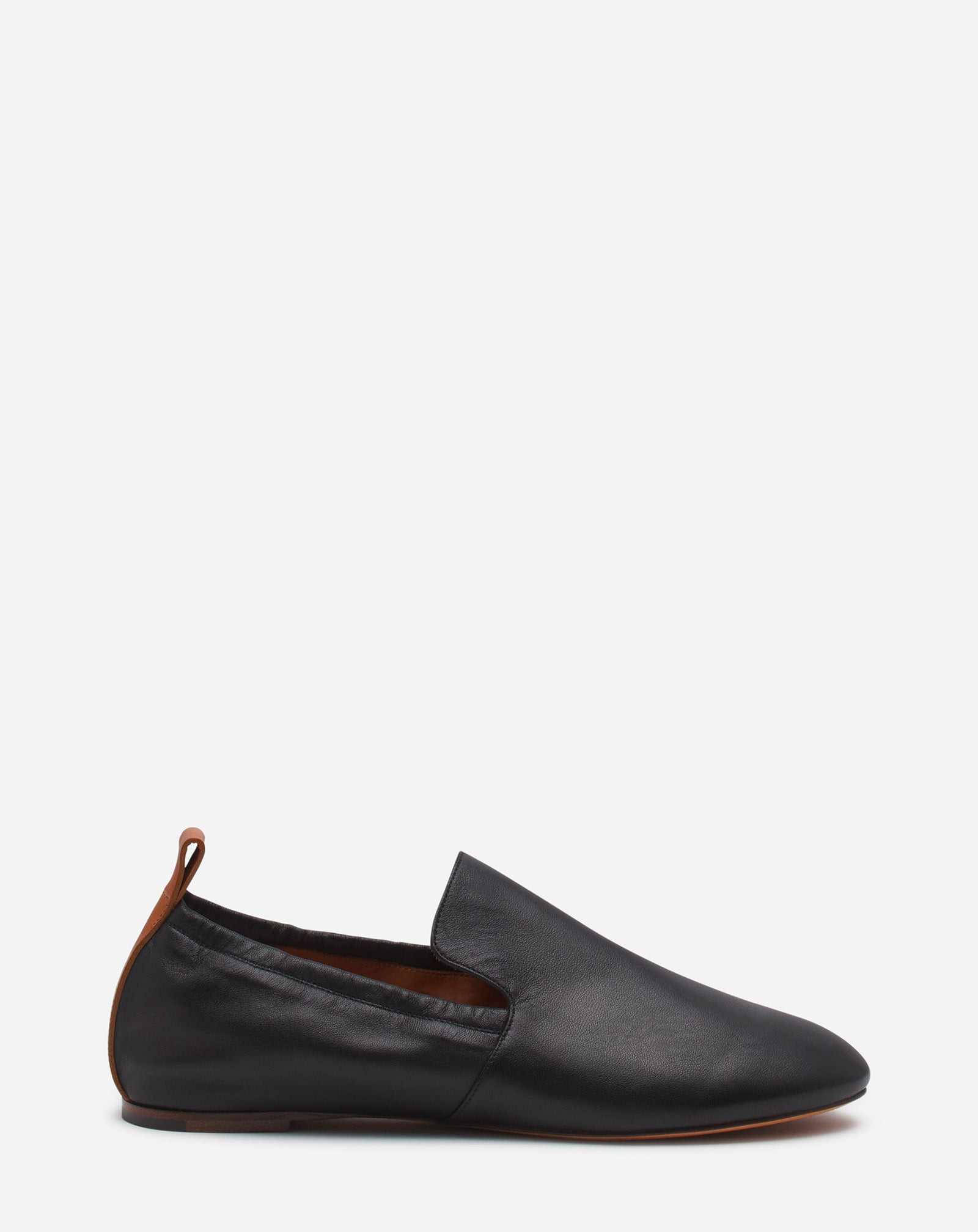 LEATHER BALLERINA LOAFERS - 1