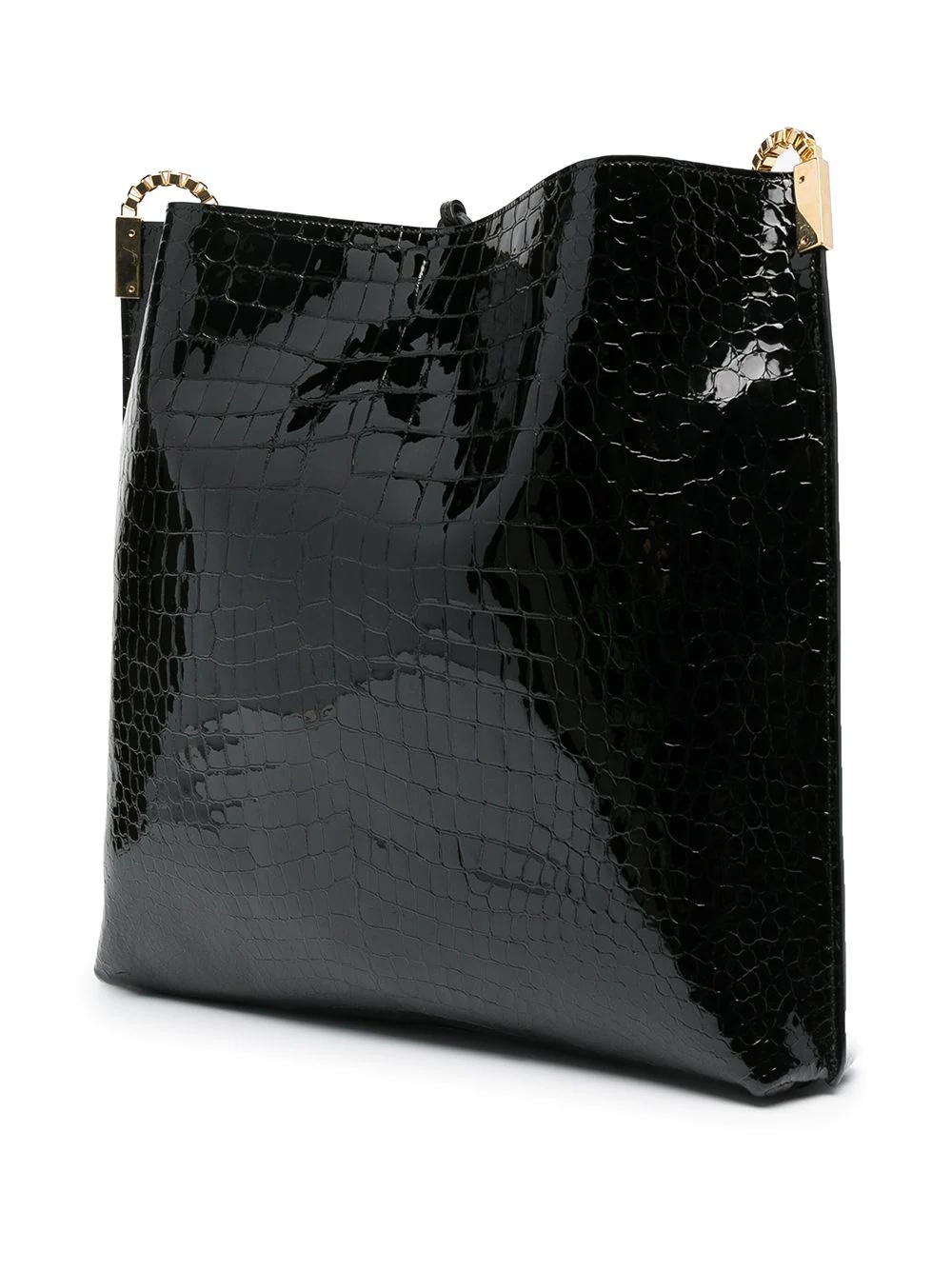 crocodile effect tote bag - 3