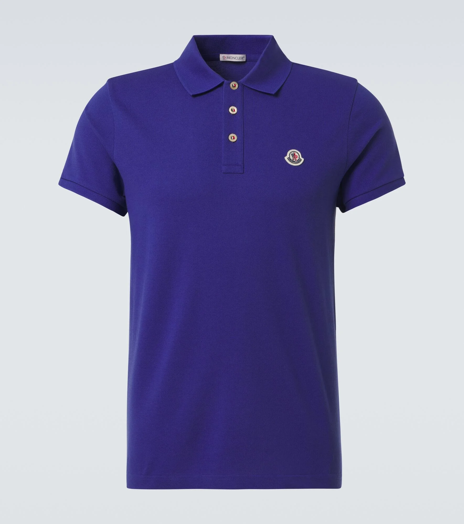Logo cotton polo shirt - 1