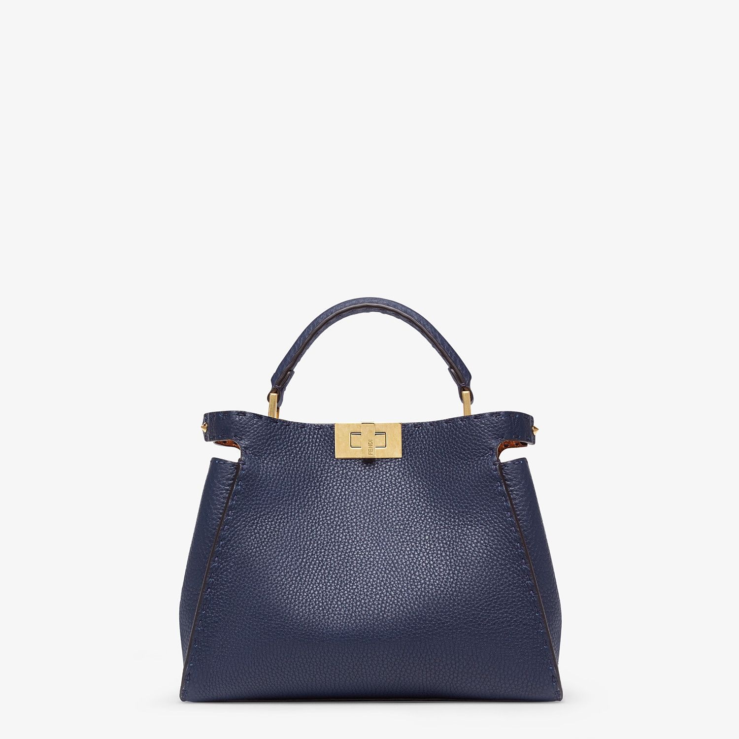 Blue leather bag - 1