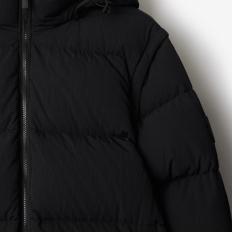 Detachable Sleeve Nylon Puffer Jacket 7