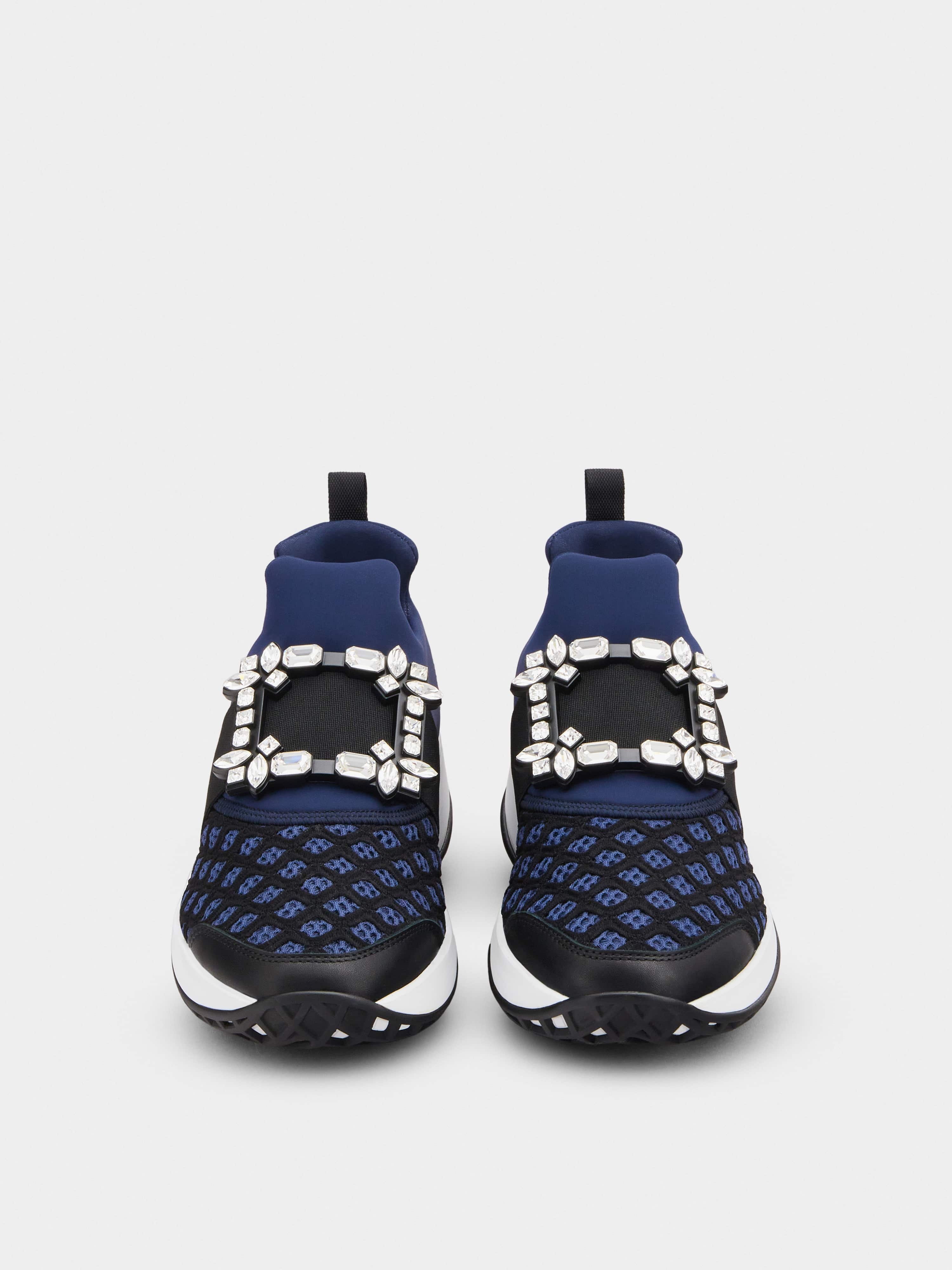 Viv' Run Strass Buckle Sneakers in Technical Fabrics - 7