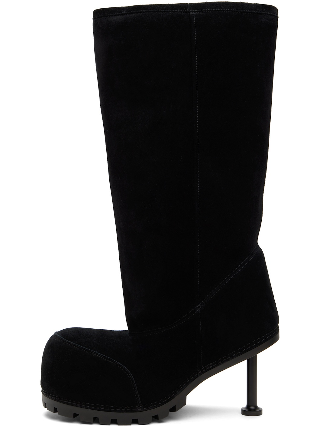 Black Alaska Fur 90mm High Boots - 3