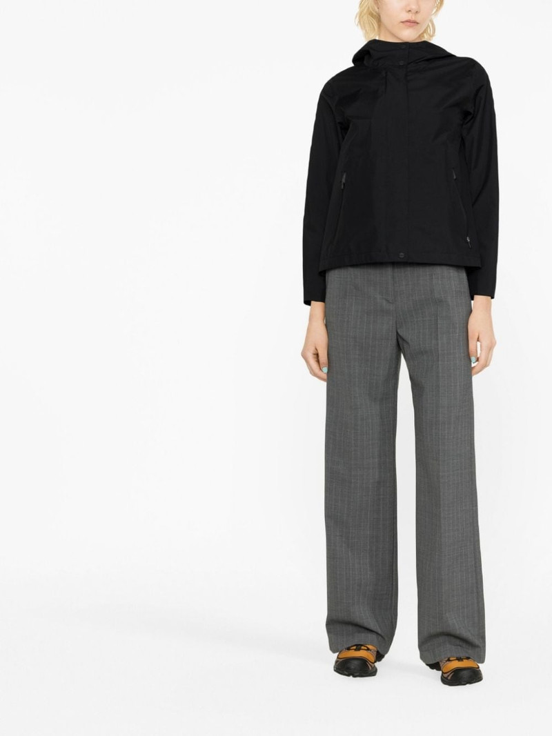 Herno zip-fastening hooded jacket outlook