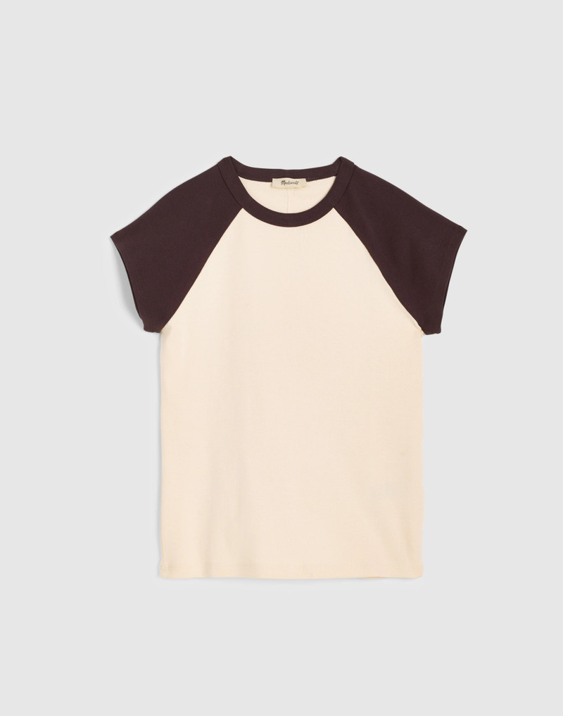 The '90s Crewneck Tee in Compact Cotton 1