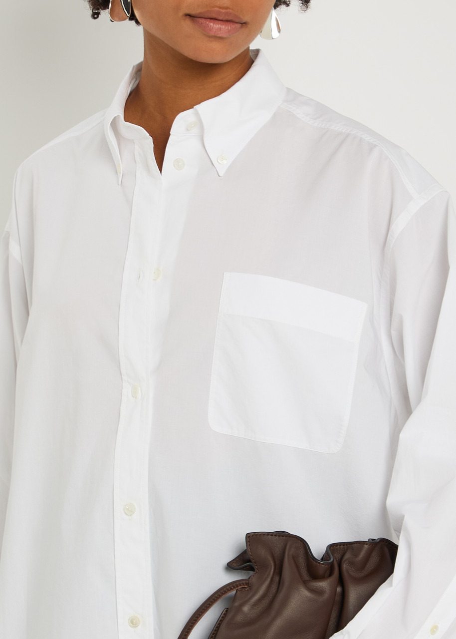 The Row Victoria Cotton-poplin Shirt - 5