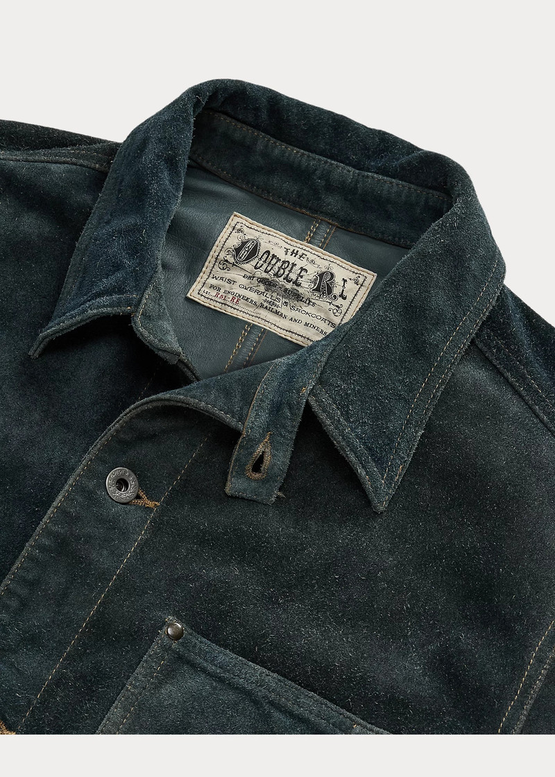 Indigo Roughout Suede Jacket 3