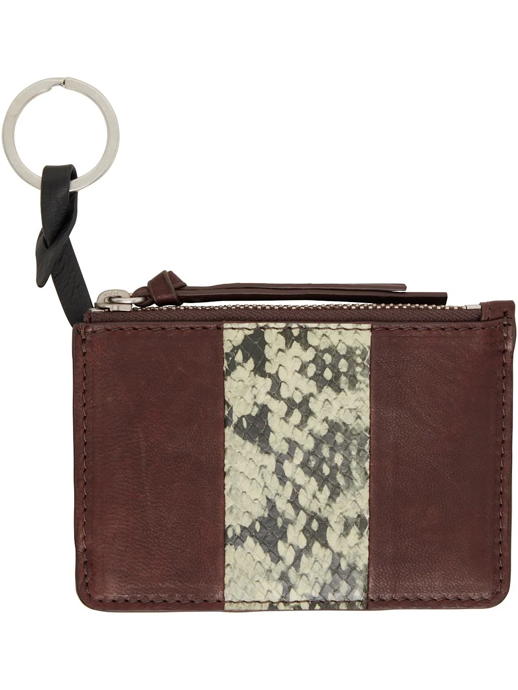 Brown & Green Calfskin Wallet - 1