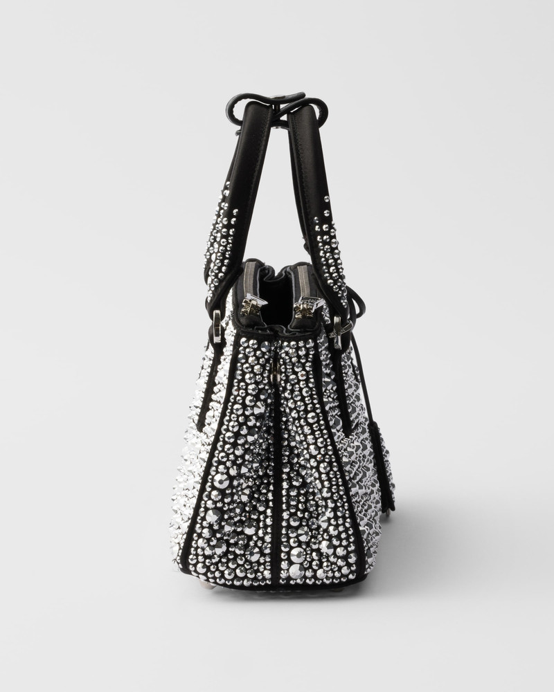 Prada Galleria satin micro-bag with decorations 5