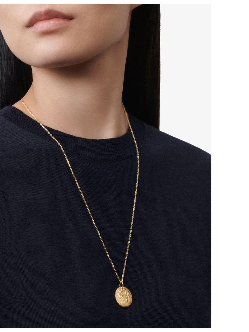 Van Cleef & Arpels Zodiaque Gemini 18ct yellow-gold medallion outlook