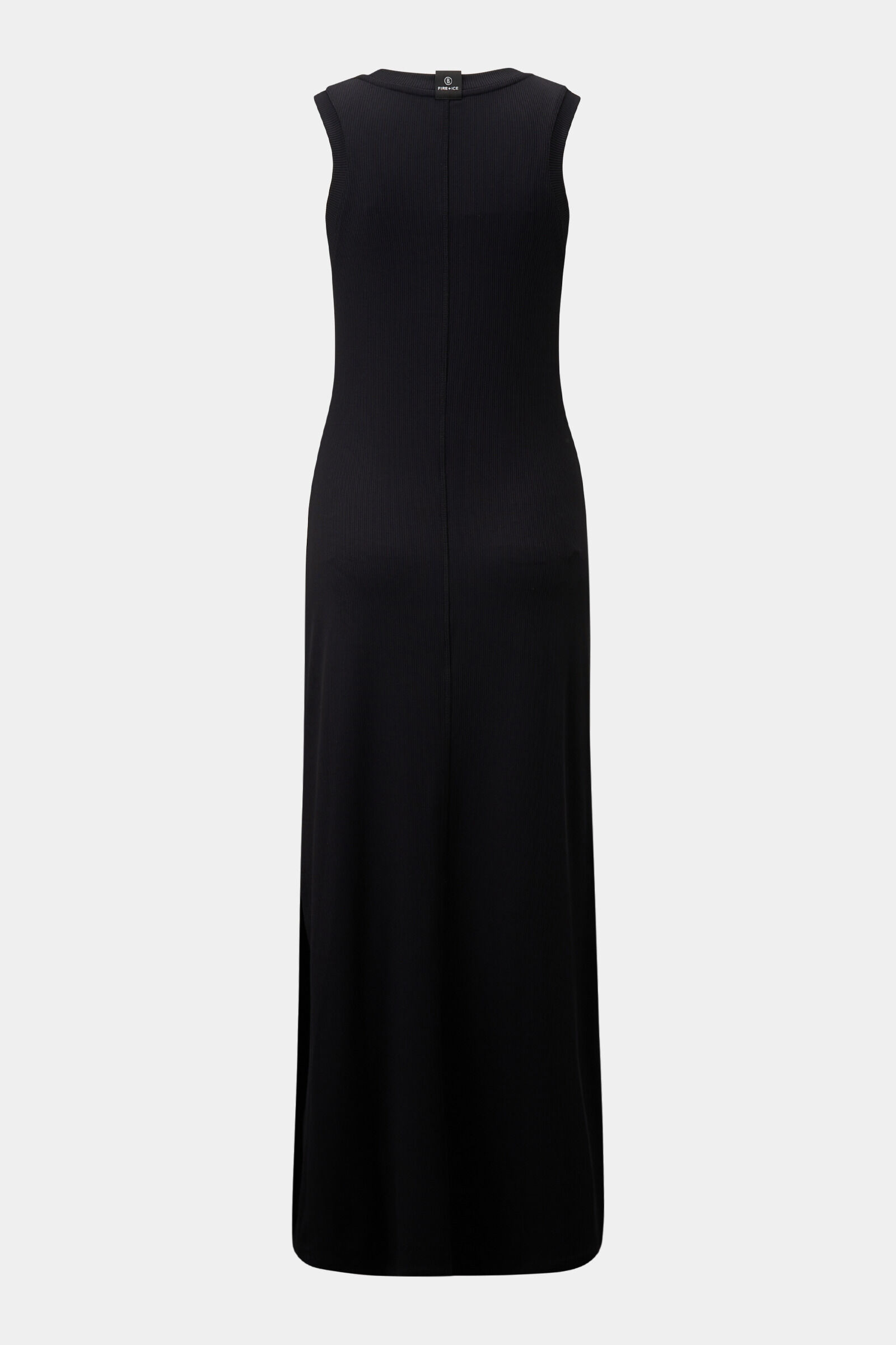 Rib knit dress Eleen in Black - 7