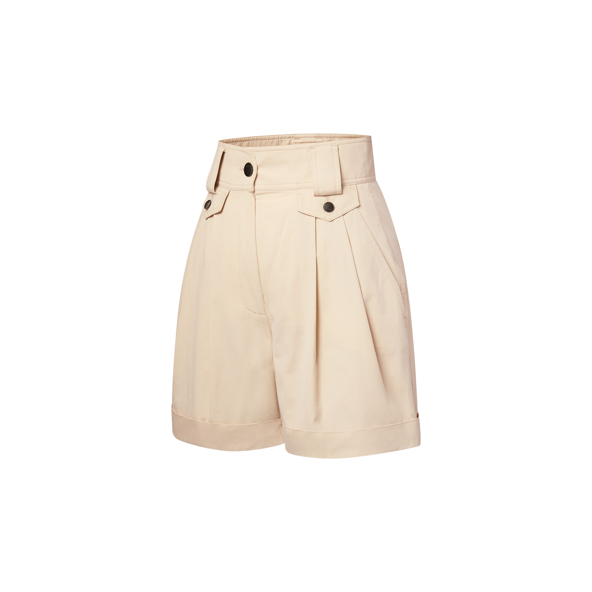 Cuffed Wide-Leg Shorts - 2