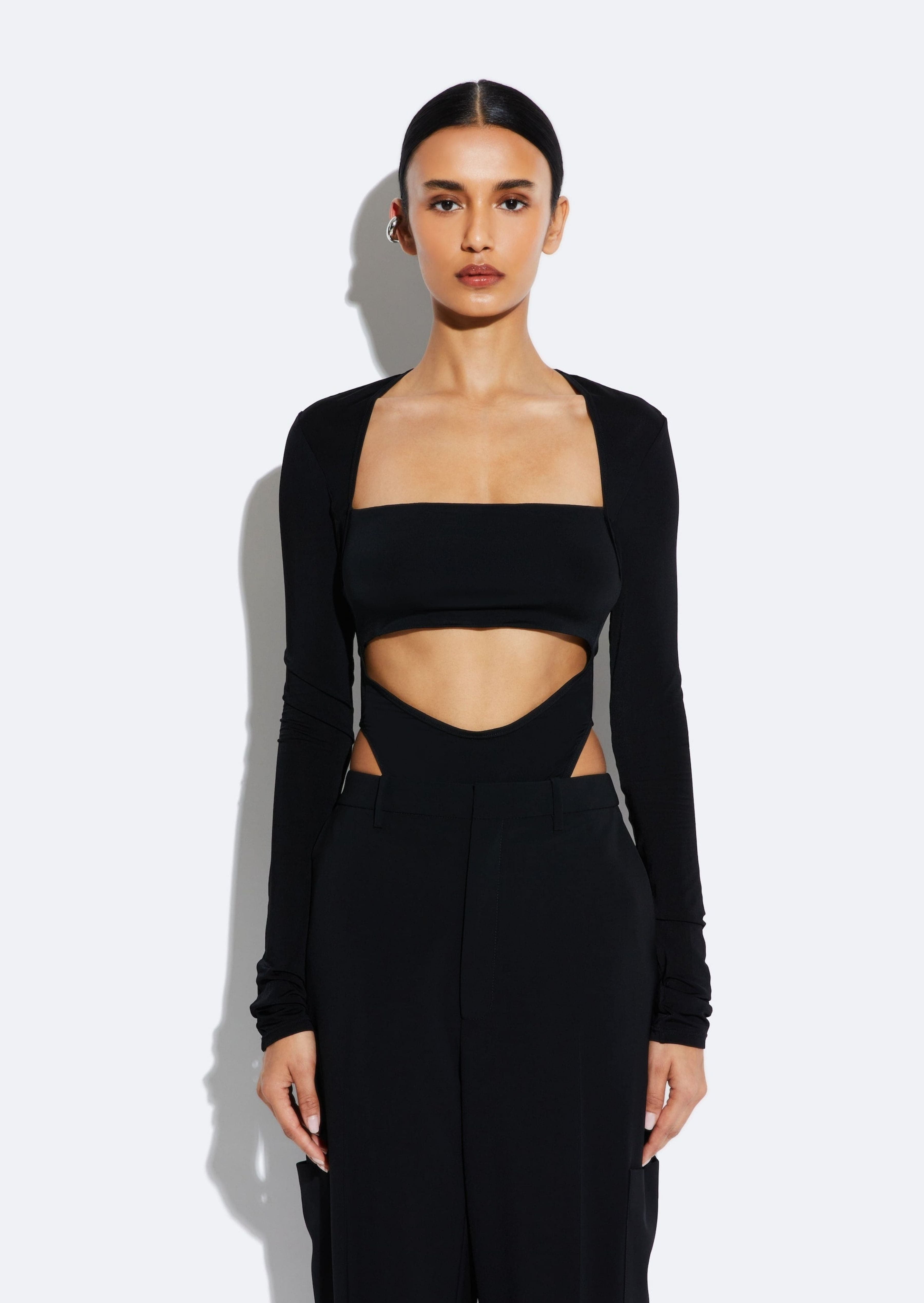 Jersey Long Sleeve Bodysuit - 2