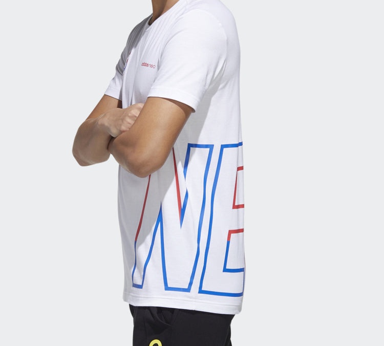 adidas Neo Casual T-Shirt 'White' GK1520 - 4