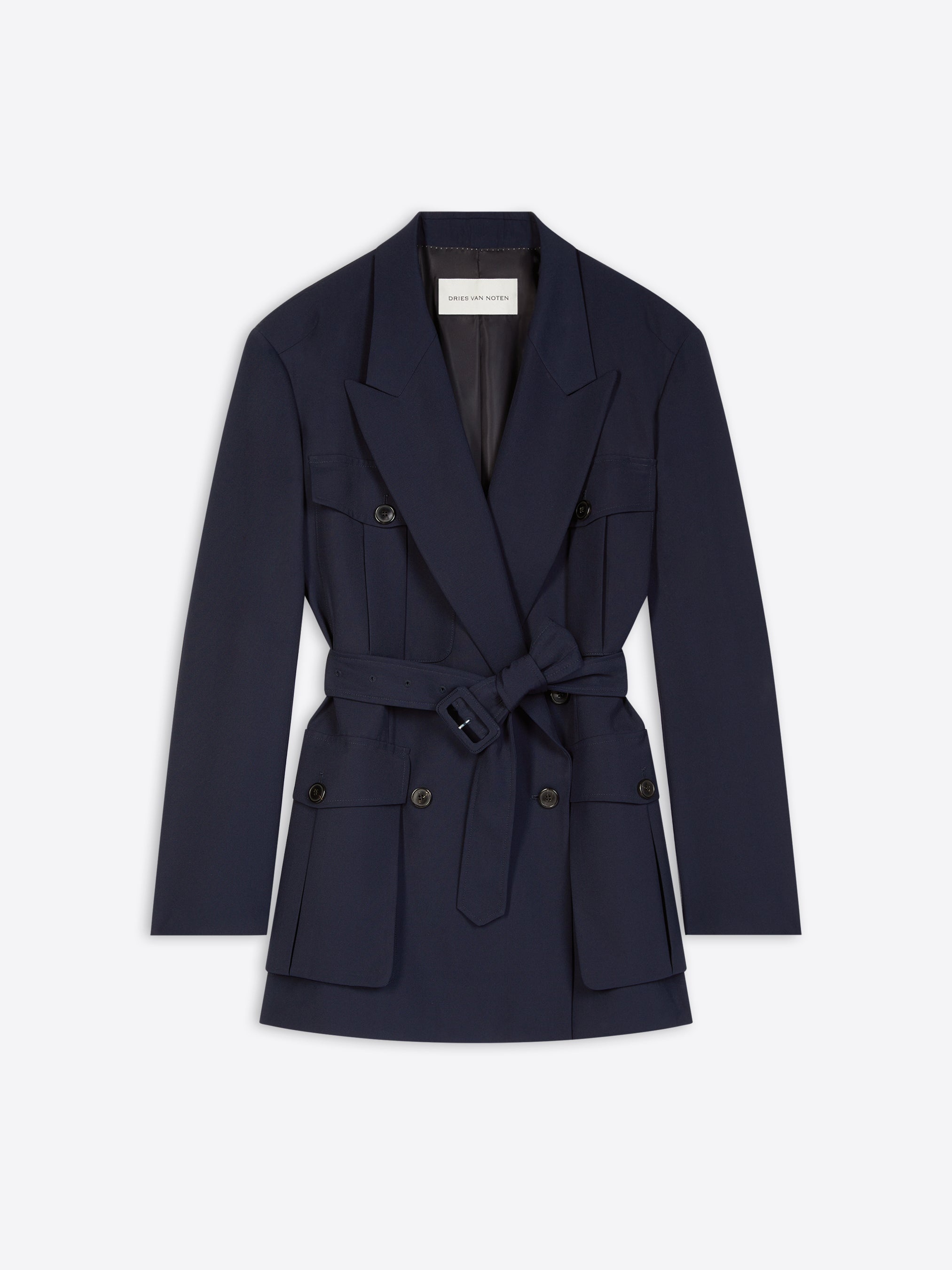 OVERSIZED BELTED COAT - 1