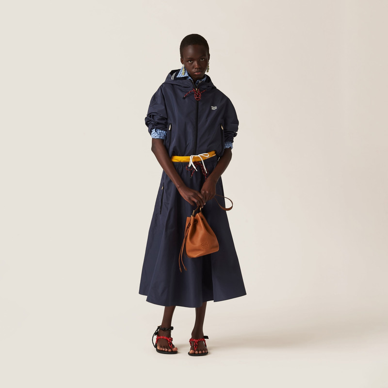 Miu Miu Technical fabric skirt outlook