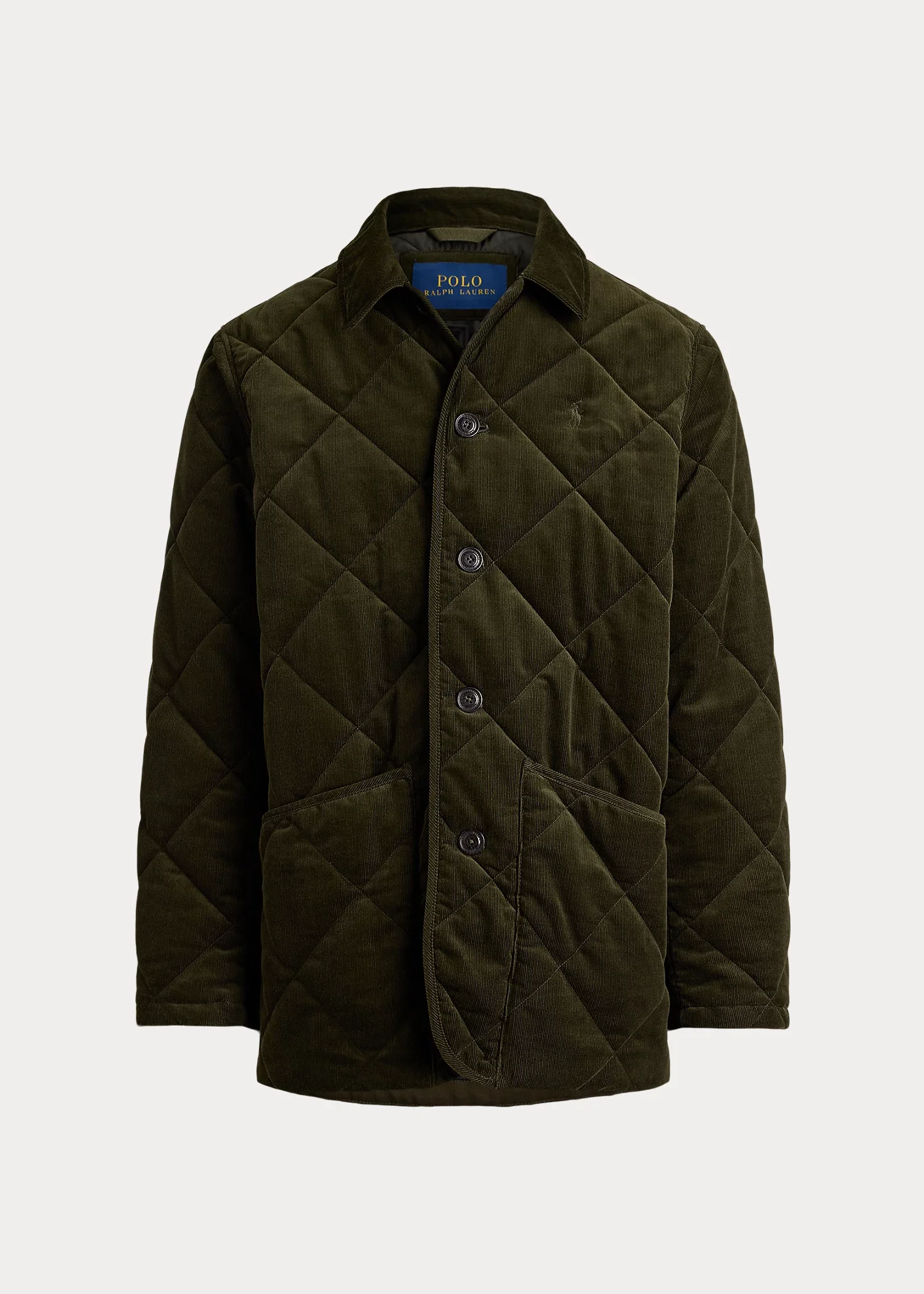 Quilted Corduroy Barn Coat - 1
